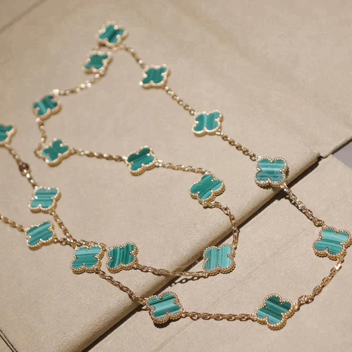 ??Loco?¡¥CLOVER 20 MOTIFS MALACHITE GOLD