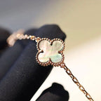 ??Loco?¡¥CLOVER 20 MOTIFS DARK MOP DIAMOND  NECKLACE