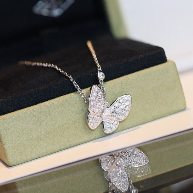 ??Loco?¡¥BUTTERFLY DIAMOND NECKLACE