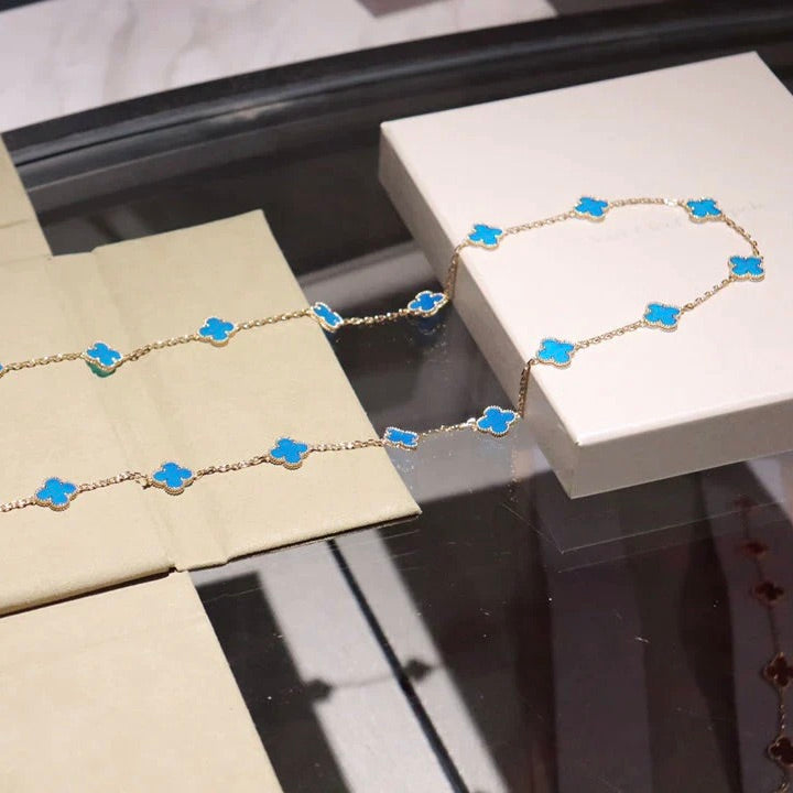 ??Loco?¡¥CLOVER 20 MOTIFS TURQUOISE GOLD