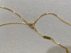 ??Loco?¡¥CLOVER 25MM NECKLACE GOLD CARNELIAN