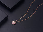 ??Loco?¡¥AMULETTE ROSE GOLD PINK MOP NECKLACE