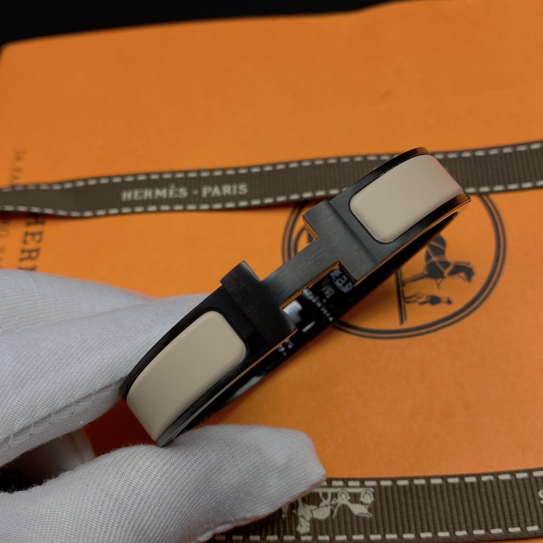 ??Loco?¡¥H BRACELET 12MM BLACK BEIGE CERAMIC