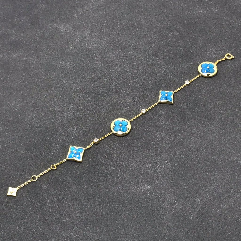 ??Loco?¡¥STAR AND SUN TURQUOISE 4 MOTIFS 3 DIAMONDS