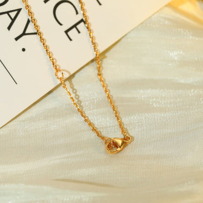 [moco jewelrys]VOLT SILBERNE DIAMANT-ANHÄNGER-KETTE