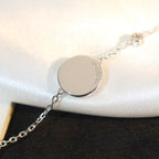 ??Loco?¡¥SUN MOTIF PINK MOP SILVER BRACELET