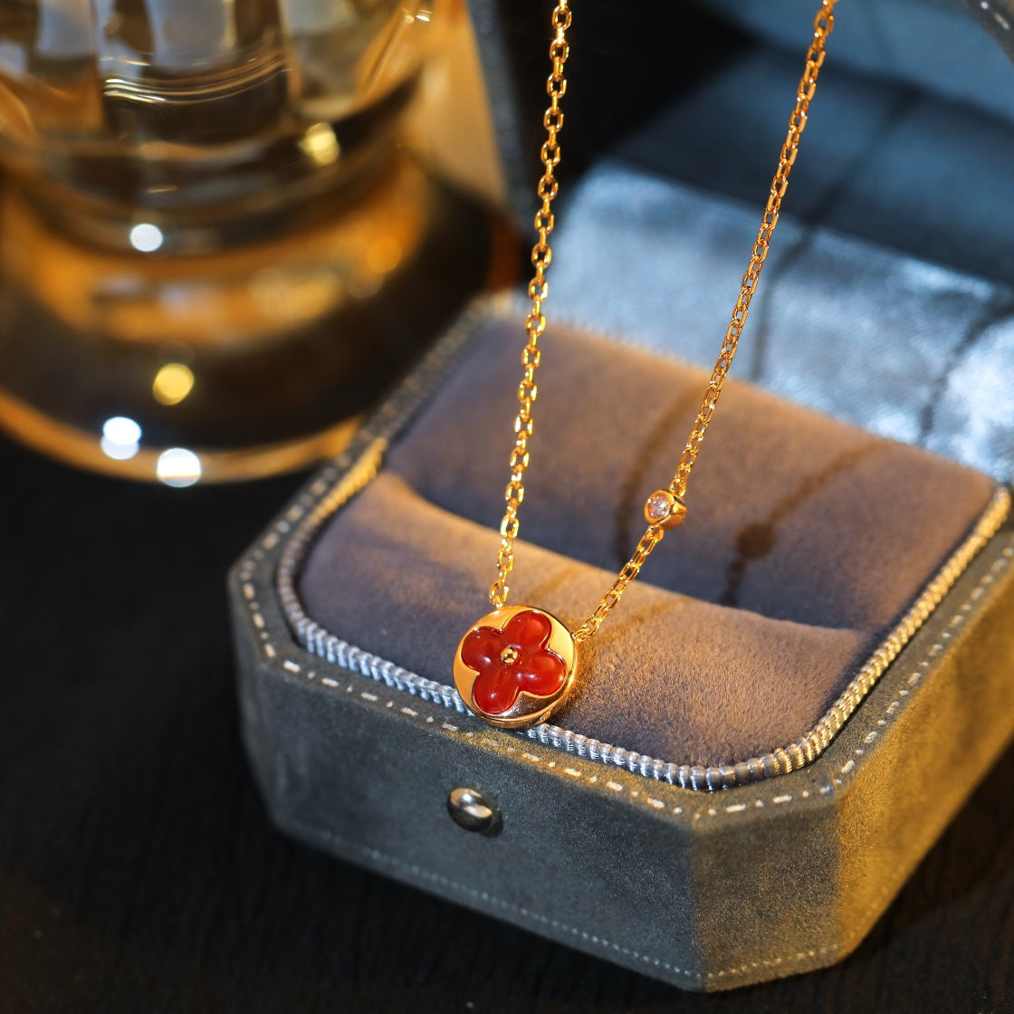 [moco jewelrys] SONNENANHÄNGER ROSÉGOLD 1 DIAMANT-KETTE