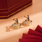 ??Loco?¡¥CLOVER MEDIUM 1 MOTIFS  WHITE MOP STUD EARRINGS