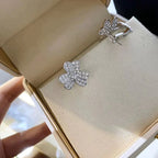 ??Loco?¡¥CLOVER COMOS DIAMOND EARRINGS SILVER