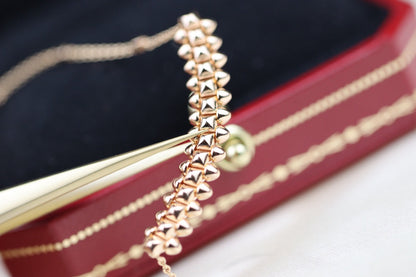[moco jewellerys]クラッシュ ピンクゴールドネックレス
