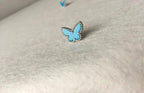 ??Loco?¡¥BUTTERFLY TURQUOISE EARRINGS SILVER