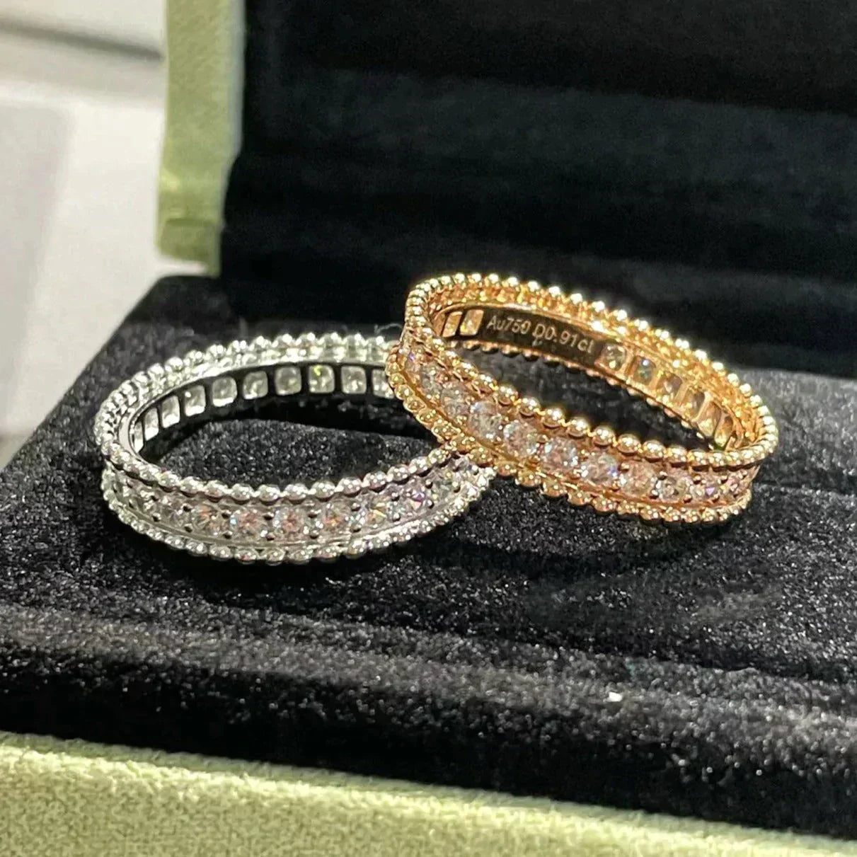 [moco jewelrys]PERLEE DIAMOND ROSE GOLD RING