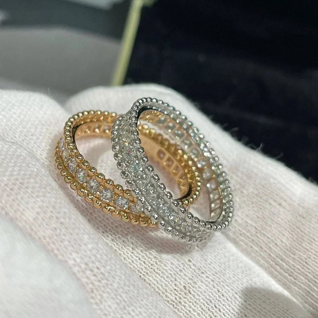 ??Loco?¡¥PERLEE DIAMOND ROSE GOLD RING