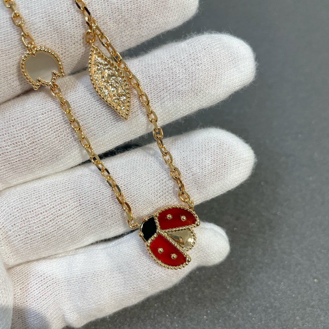 ??Loco?¡¥LUCKY SPRING 15 MOTIFS GOLD NECKLACE