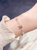 ??Loco?¡¥STAR AND SUN 7 MOTIFS GOLD BRACELET