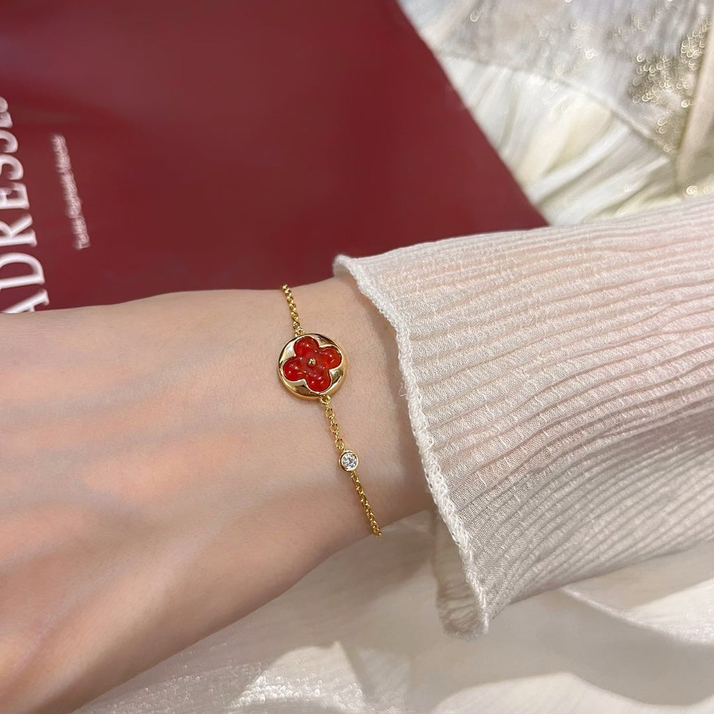 ??Loco?¡¥SUN PEDANT CARNELIAN BRACELET