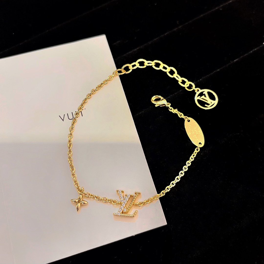 ??Loco?¡¥LOGO STAR MOTIF GOLD BRACELET