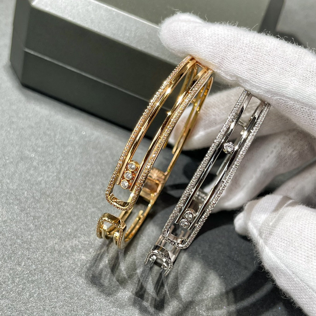 [moco jewelrys]MOVE 10TH PAVED DIAMOND BRACELET