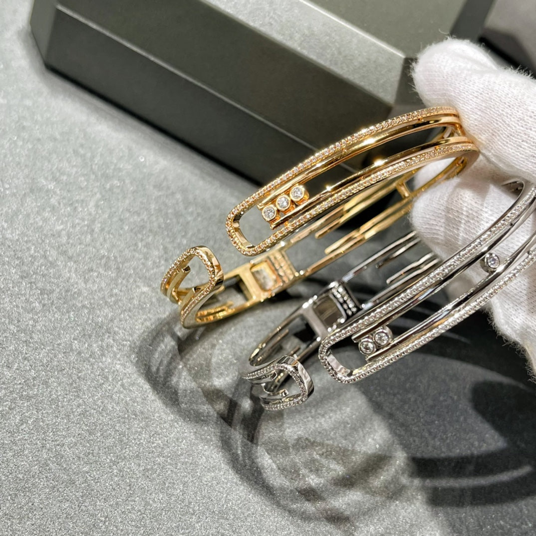 [moco jewelrys]MOVE 10TH PAVED DIAMOND BRACELET