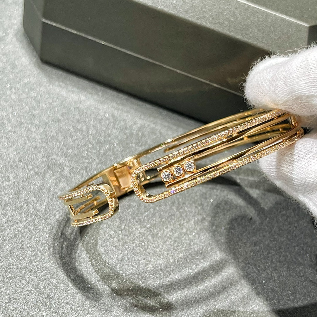 [moco jewelrys]MOVE 10TH PAVED DIAMOND BRACELET