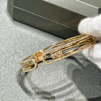 [moco jewelrys]MOVE 10TH PAVED DIAMOND BRACELET