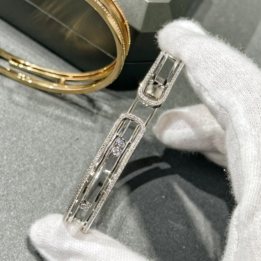 [moco jewelrys]MOVE 10TH PAVED DIAMOND BRACELET