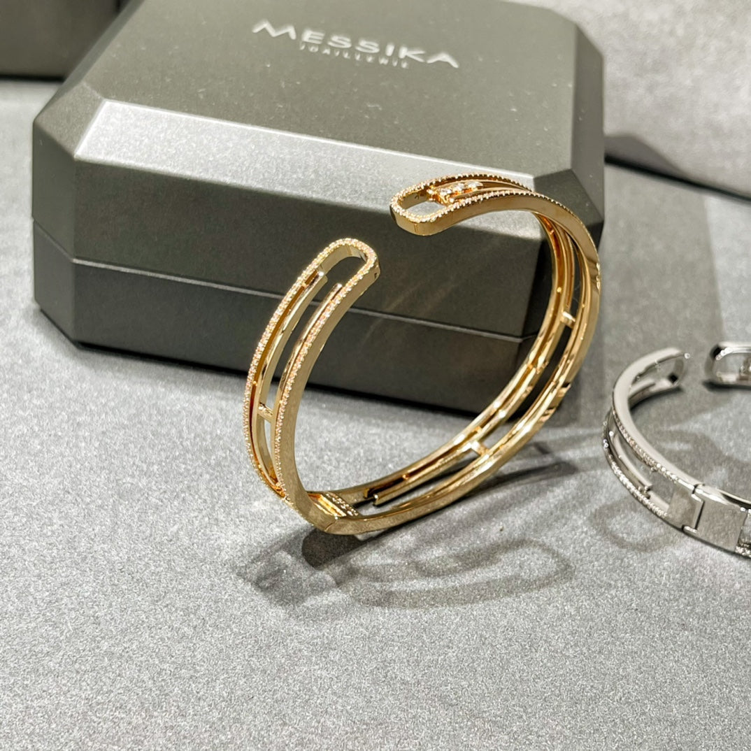[moco jewelrys]MOVE 10TH PAVED DIAMOND BRACELET