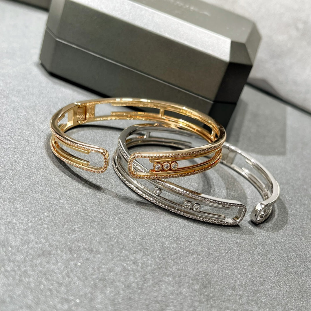 [moco jewelrys]MOVE 10TH PAVED DIAMOND BRACELET