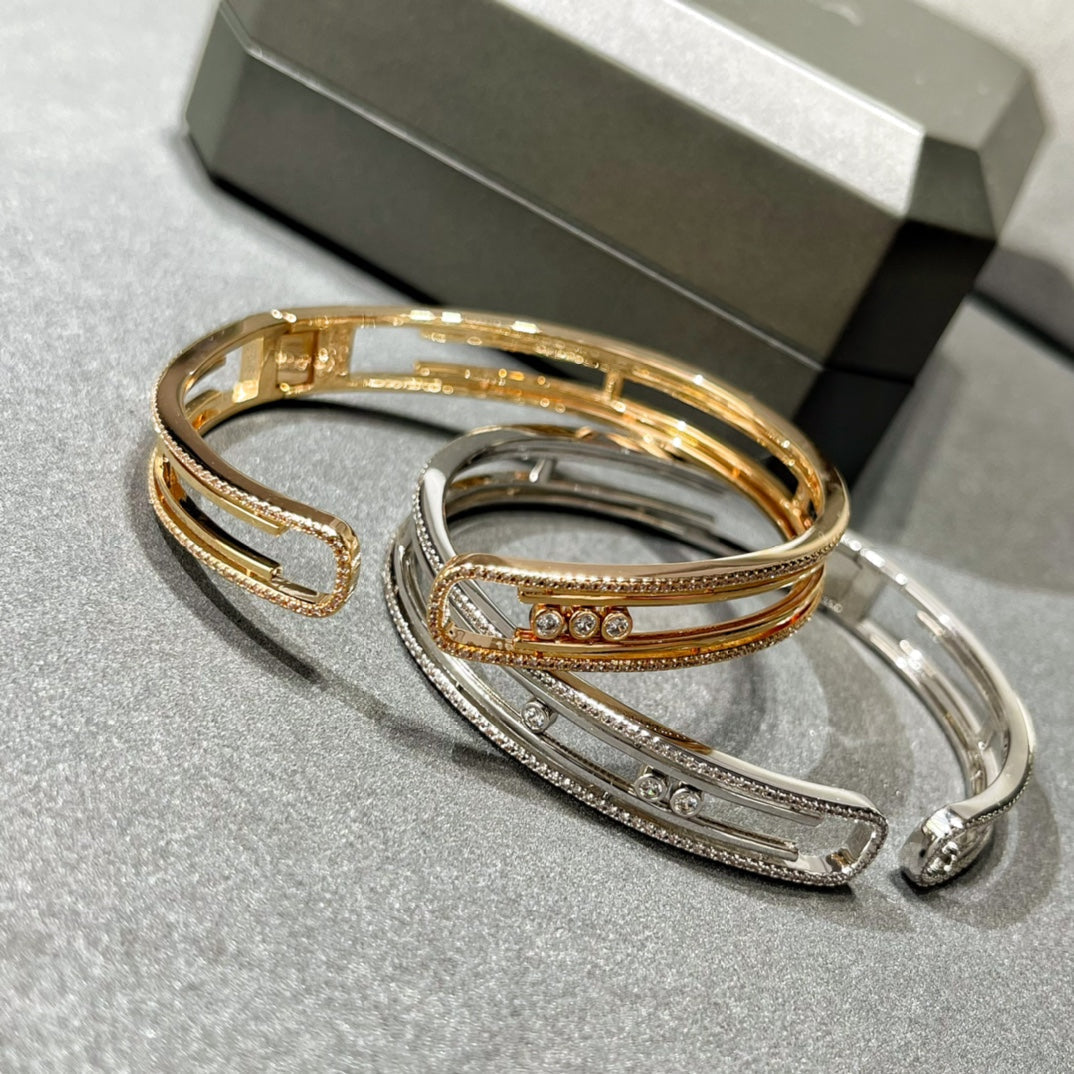 [moco jewelrys]MOVE 10TH PAVED DIAMOND BRACELET