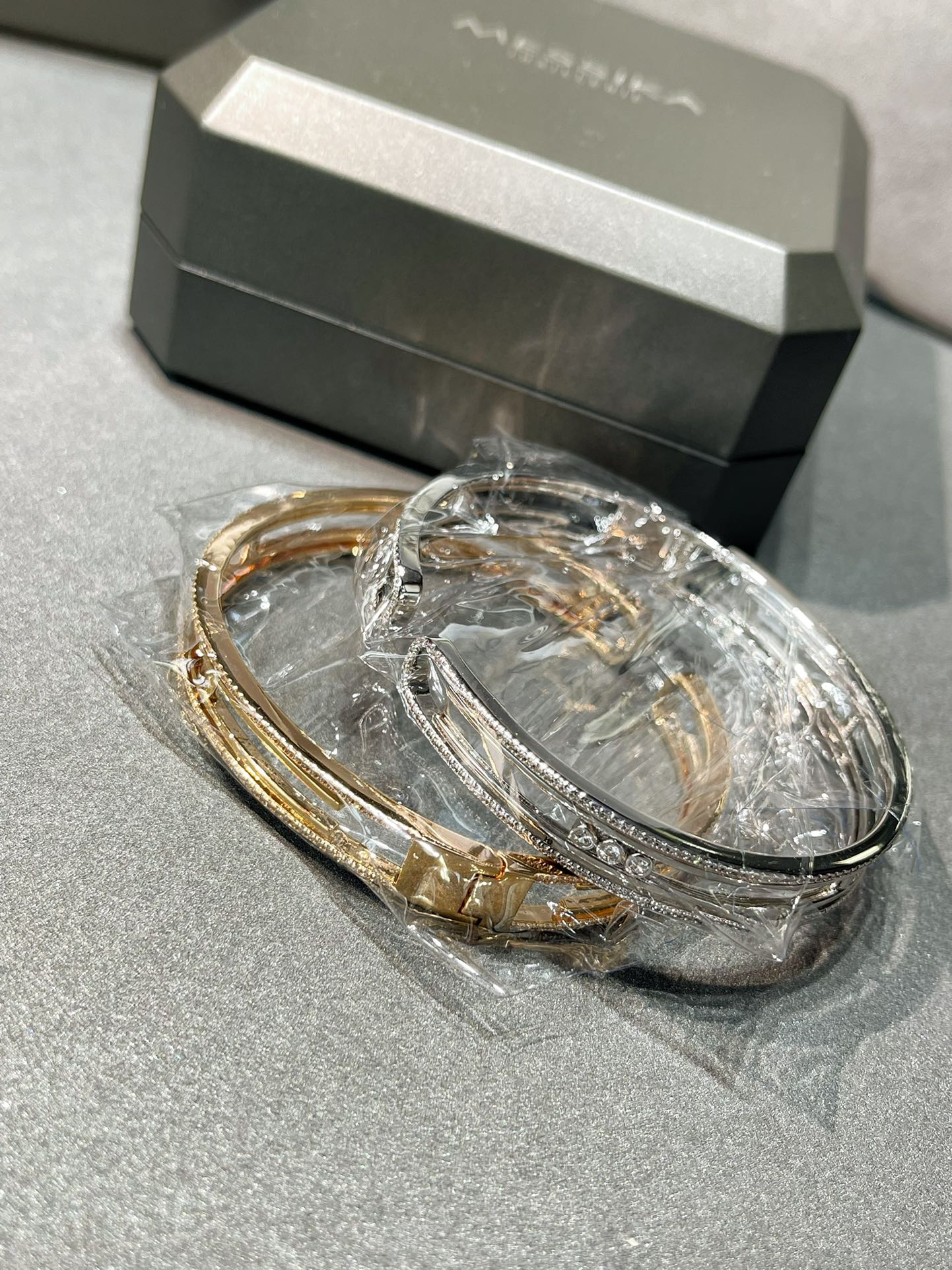 [moco jewelrys]MOVE 10TH PAVED DIAMOND BRACELET