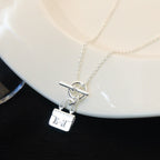 ??Loco?¡¥POP H PEDANT SILVER NECKLACE