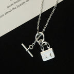 ??Loco?¡¥POP H PEDANT SILVER NECKLACE