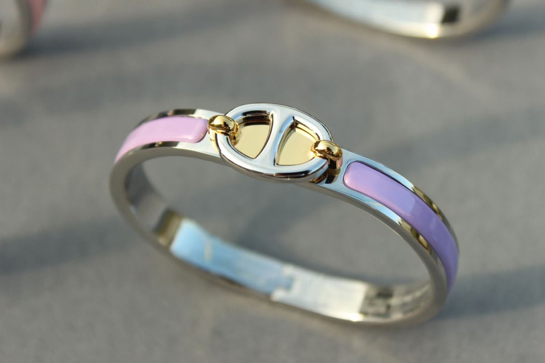 [moco jewelrys]CLIC CHAINE SILVER BRACELET