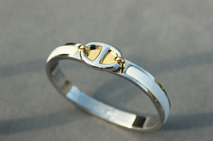 [moco jewelrys]CLIC CHAINE SILVER BRACELET