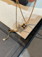 ??Loco?¡¥STAR BLOSSOM NECKLACE PINK GOLD DIAMONDS