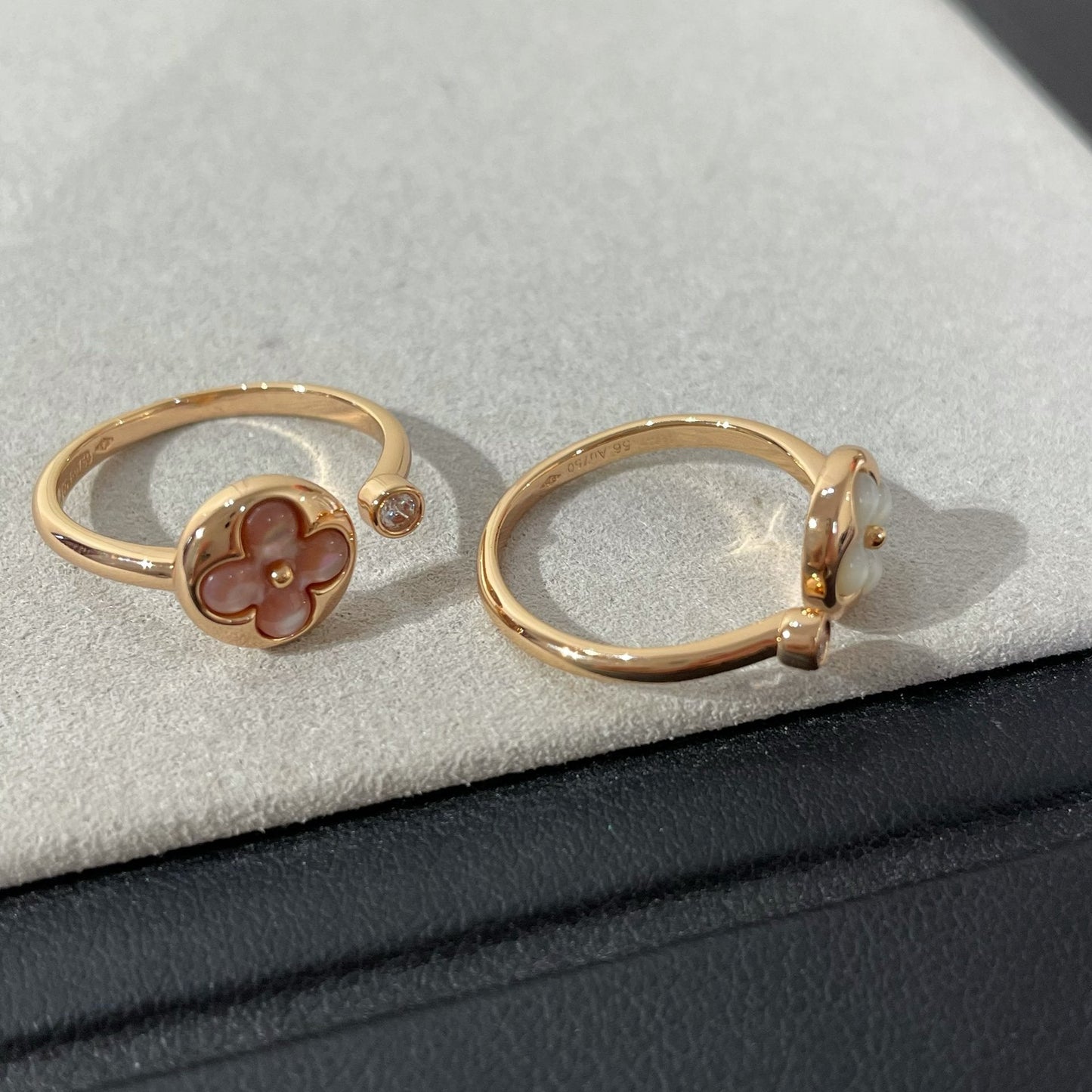 [moco jewelrys]SUN 1 DIAMOND PINK MOP RING