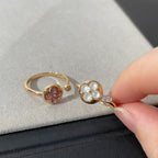 ??Loco?¡¥SUN 1 DIAMOND PINK MOP RING