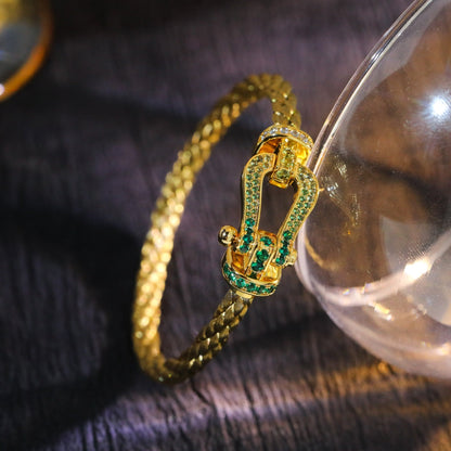 [moco jewelrys] FORCE 10 GOLD GRÜN DIAMANT PAVED