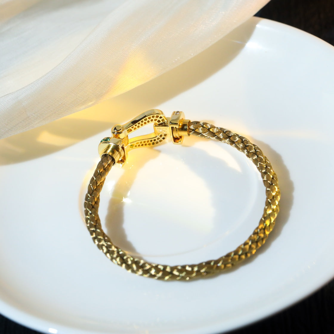 [moco jewelrys] FORCE 10 GOLD GRÜN DIAMANT PAVED