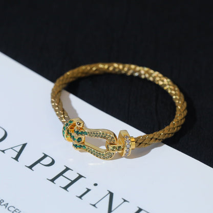 [moco jewelrys] FORCE 10 GOLD GRÜN DIAMANT PAVED