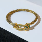 ??Loco?¡¥FORCE 10 GOLD GREEN DIAMOND PAVED