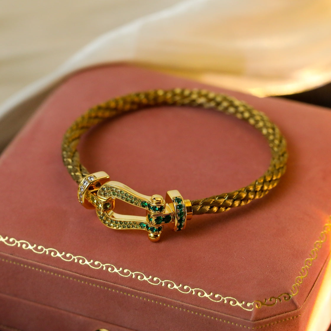 [moco jewelrys] FORCE 10 GOLD GRÜN DIAMANT PAVED