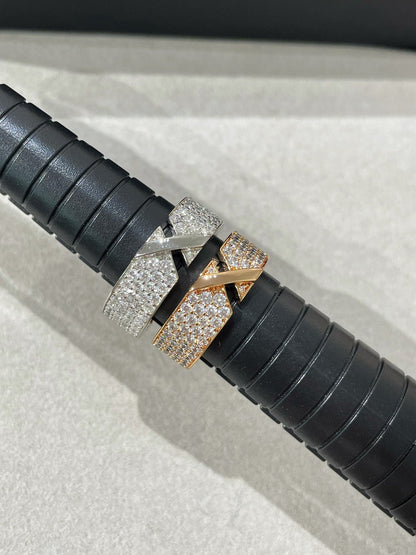 [moco jewelrys]LIENS EVIDENCE DIAMANT-PAVED-RING