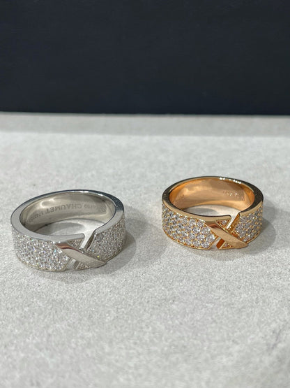 [moco jewelrys]LIENS EVIDENCE DIAMANT-PAVED-RING