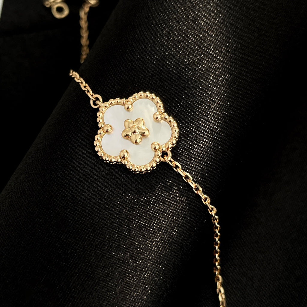 ??Loco?¡¥LUCKY SPRING ROSE GOLD MOP BRACELET