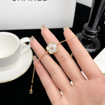 [moco jewelrys]LUCKY SPRING ROSE GOLD MOP BRACELET