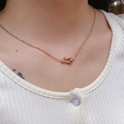 [moco jewellerys]フォース10 ピンクゴールド ダイヤモンドネックレス