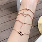 ??Loco?¡¥FORCE 10 PINK GOLD DIAMOND NECKLACE