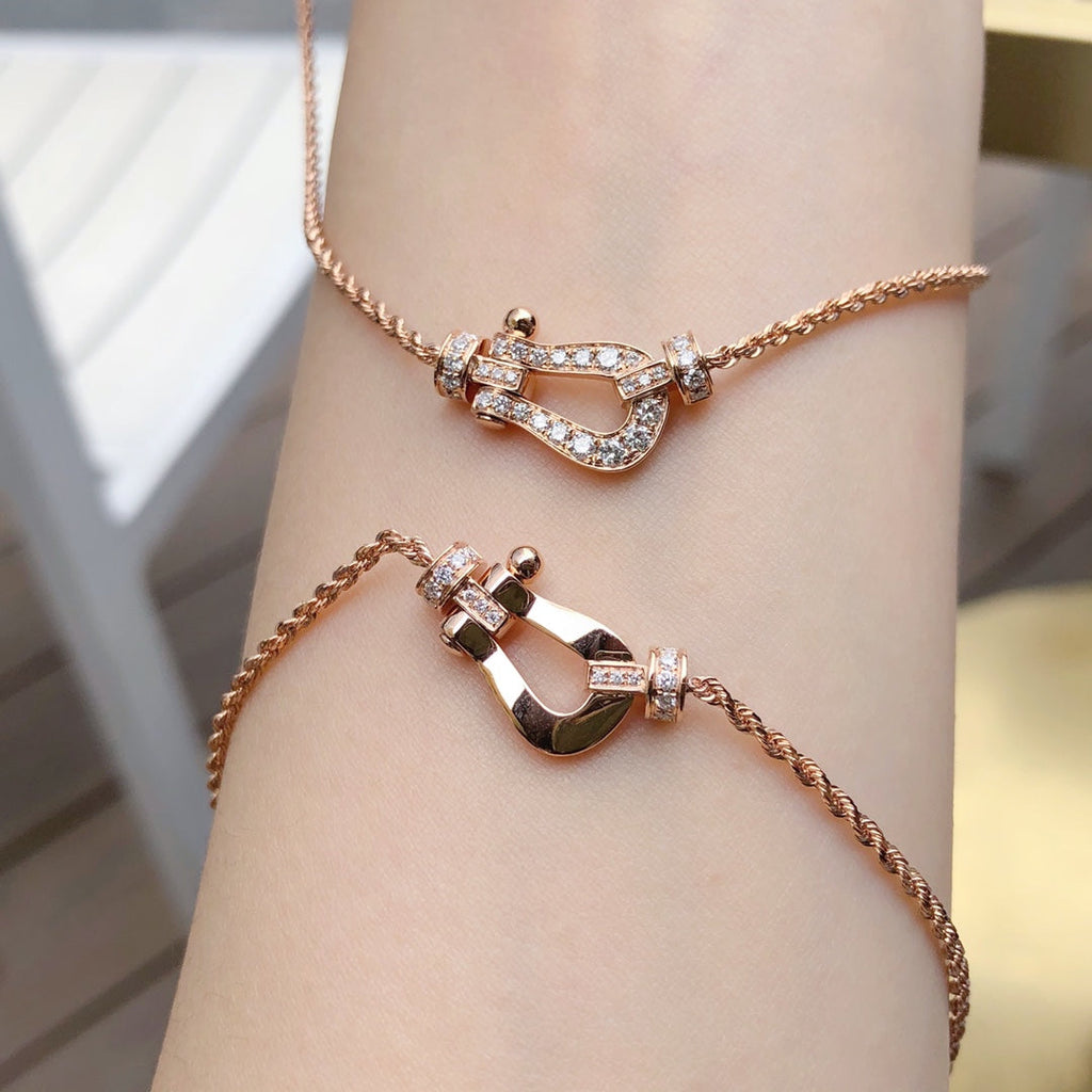 ??Loco?¡¥FORCE 10 PINK GOLD DIAMOND NECKLACE