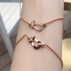 ??Loco?¡¥FORCE 10 PINK GOLD DIAMOND NECKLACE